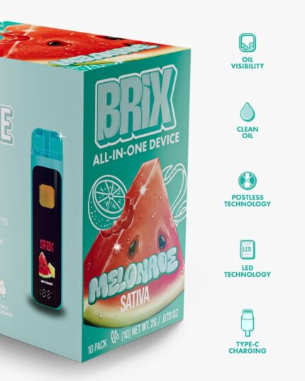 Brix 2g Disposable Vape – Melonade Flavor