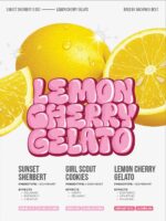 Brix 2g Disposable Vape – Lemon Cherry Gelato Flavor