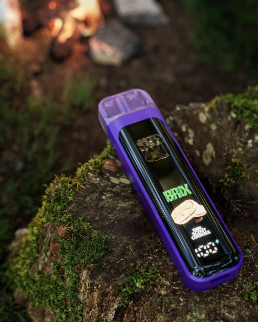 Brix 2g Disposable Vape Girl Scout Cookies GSC Flavor | Live Resin Liquid Diamonds